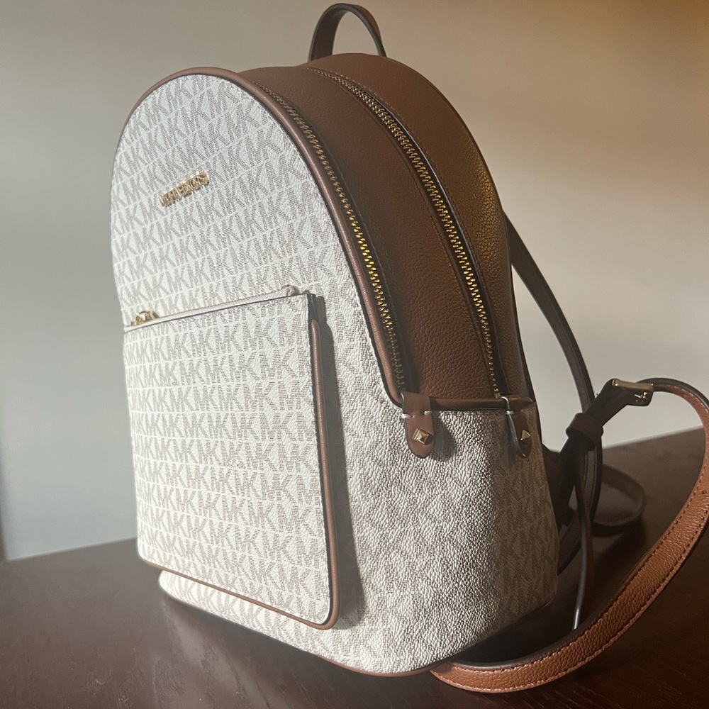 Michael Kors medium logo backpack